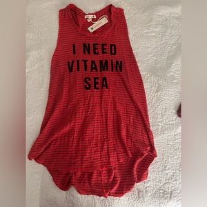 Sundry beach tank size 2 NWT